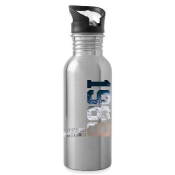 38TH BIRTHDAY LIMITED EDITION 1988 - Water bottle with straw - silver - Right