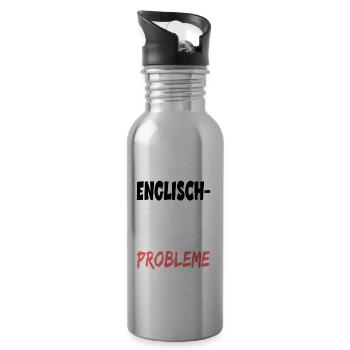 Lehrer Geschenke Lehrerinnen Geschenkideen für - Trinkflasche mit integriertem Trinkhalm - Lightsilver - Rechts