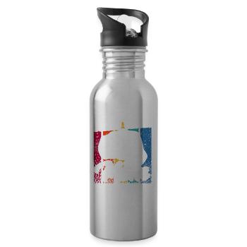 Wing Chun Mama Trainer Martial Arts Martial Arts - Water bottle with straw - silver - Right