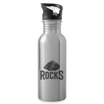 Geology Geologist Geology student Geology teacher - Water bottle with straw - silver - Right