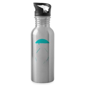 Switching to Hydrogen Element Energy Hydrogen - Water bottle with straw - silver - Right