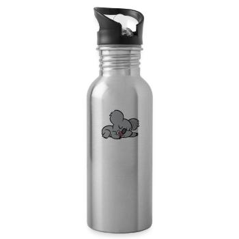 I Am A Real Koala Sweet Animal Koalas Koala Bear - Water bottle with straw - silver - Right