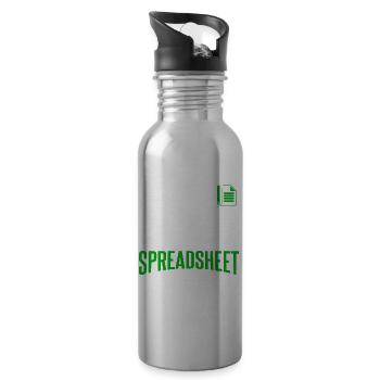 I have a spreadsheet for accountant table - Water bottle with straw - silver - Right