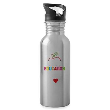 Expert in Special Education Special Education Teacher - Water bottle with straw - silver - Right