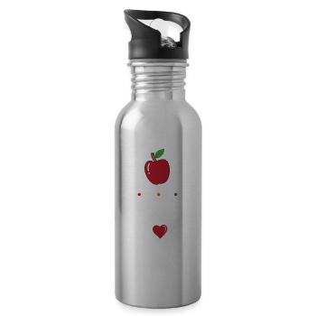 Teacher of Special Education Special Education Profession - Water bottle with straw - silver - Right
