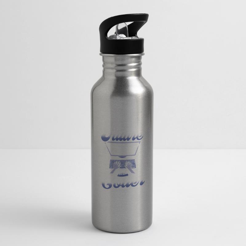 Future Coder Code Programmer Coding Water bottle with straw