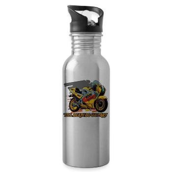 Moto Super Sport Sport Tourer - Gourde avec paille intégrée - argent clair - Droite