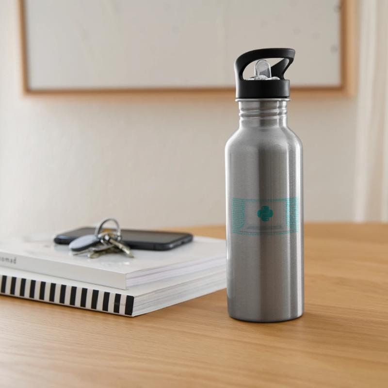 Coding Expert Coder Programming Programmer Water bottle with straw