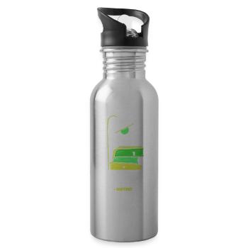 Don't force me to repeat myself History - Water bottle with straw - silver - Right