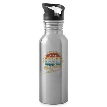 1994 Birthday Living Legend Original - Water bottle with straw - silver - Right