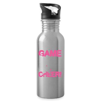 If You’ve Got The Game We’ve Got The Cheer - Trinkflasche mit integriertem Trinkhalm - Lightsilver - Rechts