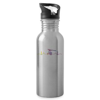 Paratrike Motor-hängegleiter Deltatrike - Trinkflasche mit integriertem Trinkhalm - Lightsilver - Rechts