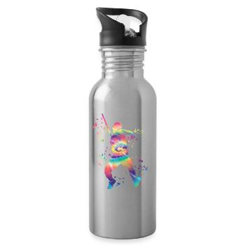 Javelin Throw Colorsplash Javelin Throw - Water bottle with straw - silver - Right