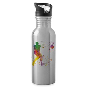 Hammer Thrower Colorsplash Hammer Throw - Water bottle with straw - silver - Right