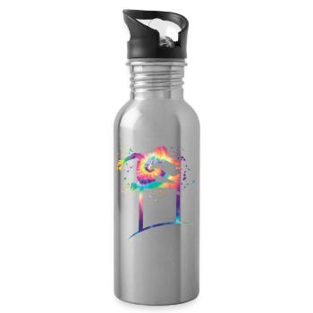 Hurdle Run Obstacle Course Kids Hurdle Run - Water bottle with straw - silver - Right