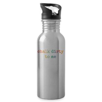 Boulderer Chalk Dirty To Me Bouldering - Gourde avec paille intégrée - argent clair - Droite