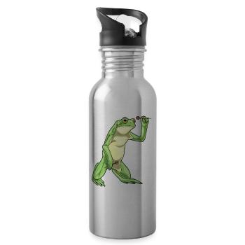 Frog Dart Dart - Water bottle with straw - silver - Right