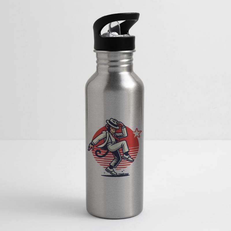 Moonwalk Monkey Monkey Dance Monkey Water bottle with straw