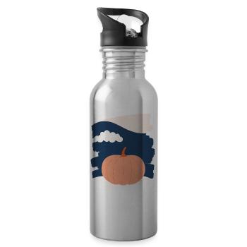 Pumpkin - Water bottle with straw - silver - Right