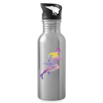Sprinter Colorsplash Sprintender Sprint - Trinkflasche mit integriertem Trinkhalm - Lightsilver - Rechts