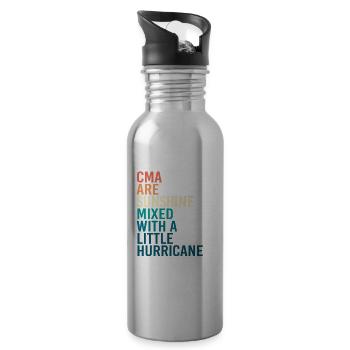 Medical Assistant MFA - Water bottle with straw - silver - Right