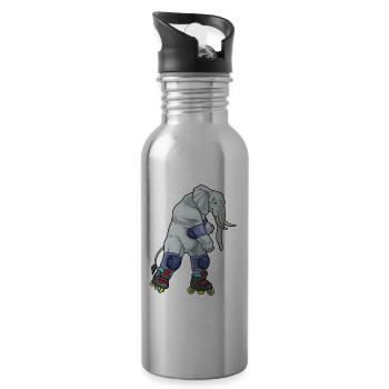 Elefant Inline skating Inline skates - Water bottle with straw - silver - Right
