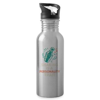 Shaker Steckt Fest Anfänger-mixologe - Trinkflasche mit integriertem Trinkhalm - Lightsilver - Rechts