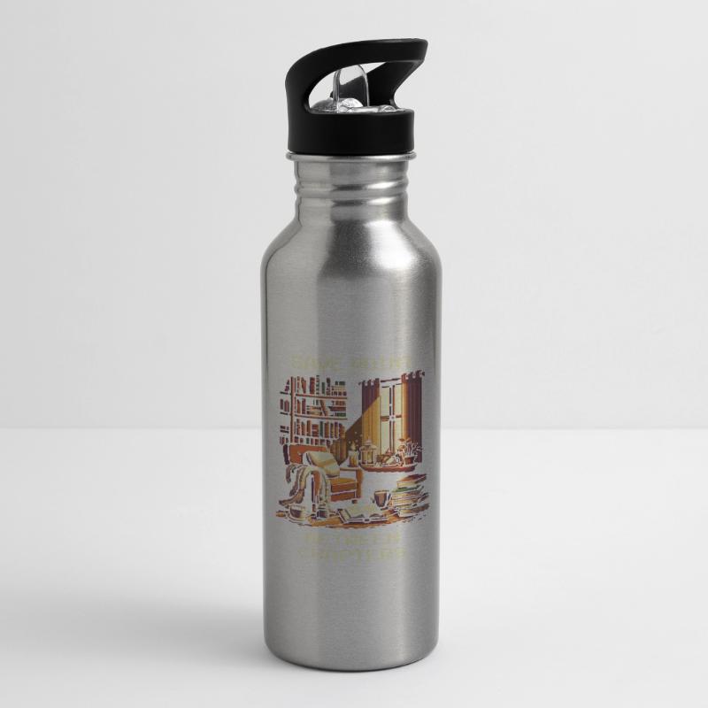 Savepoint Between Chapters | Reading pause reading Water bottle with straw