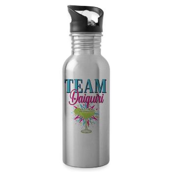 Hen Party Cocktail Team Daiquiri - Water bottle with straw - silver - Right