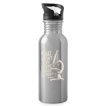 That Wasn't Evidence-Based Medizin Labor Nerd Arzt - Trinkflasche mit integriertem Trinkhalm - Lightsilver - Rechts