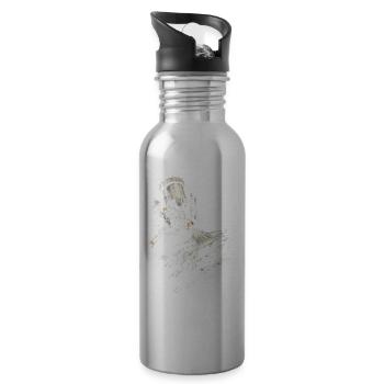 Vehicle Painter Car Painter Painter - Water bottle with straw - silver - Right
