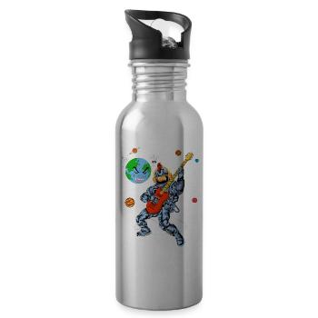 Chemise guitare électrique Astronaut - Gourde avec paille intégrée - argent clair - Droite