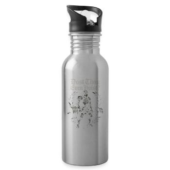 Ritterkraft Gewichtheben - Trinkflasche mit integriertem Trinkhalm - Lightsilver - Rechts