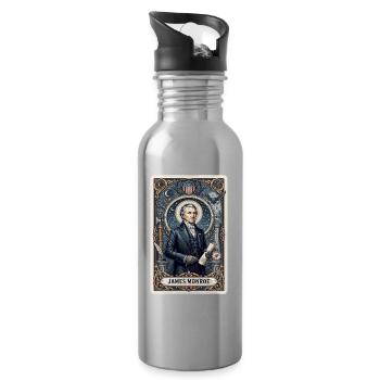 James Monroe Tarot Card - Water bottle with straw - silver - Right