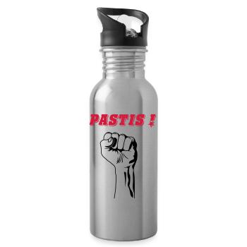 REVOLUTION PASTIS - Gourde avec paille intégrée - argent clair - Droite