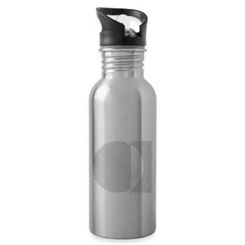Bauhaus Jazz - Water bottle with straw - silver - Right