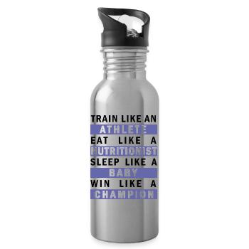 BW ANBC Champion Routine - Water bottle with straw - silver - Right