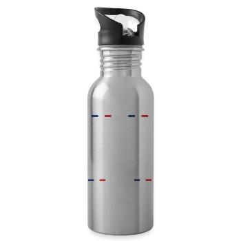 Die Legende geht 2026 in den Ruhestand - Trinkflasche mit integriertem Trinkhalm - Lightsilver - Rechts