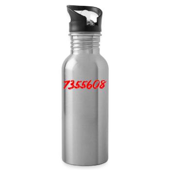 7355608 - Bomb defuse code - Water bottle with straw - silver - Right