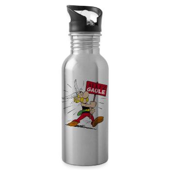 Astérix - Allez Gaule! - Gourde avec paille intégrée - argent clair - Droite