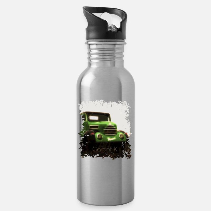 Garant K 30 Robur - Trinkflasche mit integriertem Trinkhalm - Lightsilver