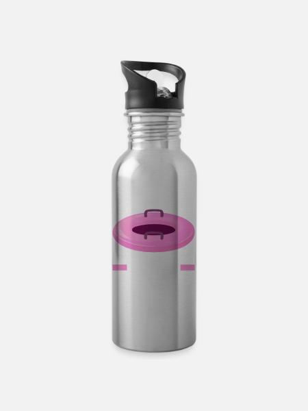 Rafting - Trinkflasche mit integriertem Trinkhalm -