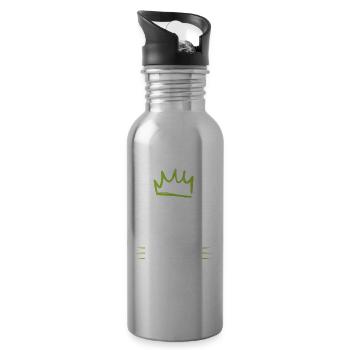 Mma Crew - Trinkflasche mit integriertem Trinkhalm - Lightsilver - Rechts