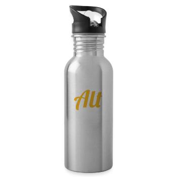 Chor - Trinkflasche mit integriertem Trinkhalm - Lightsilver - Rechts