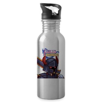 Fabled Adventure - Trinkflasche mit integriertem Trinkhalm - Lightsilver - Rechts