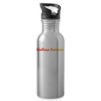 Endless Summer - Trinkflasche mit integriertem Trinkhalm - Lightsilver - Rechts