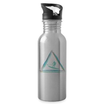 Stand Up Paddle - Trinkflasche mit integriertem Trinkhalm - Lightsilver - Rechts