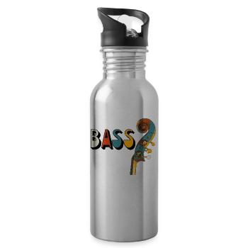 bass escargot3 - Gourde avec paille intégrée - argent clair - Droite