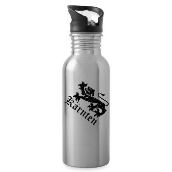 Kärnten - Trinkflasche mit integriertem Trinkhalm - Lightsilver - Rechts