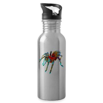Tarantula - Water bottle with straw - silver - Right